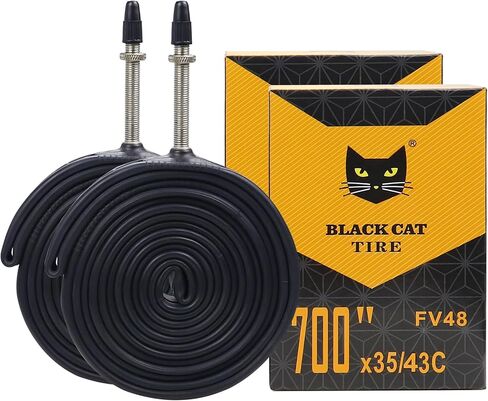 2 Pcs 700x23C/25C 700x28C/32C Bike Tubes, 48mm FV Presta Valve, 700C Bike Tire Tube for Road Bike in Saudi Arabia