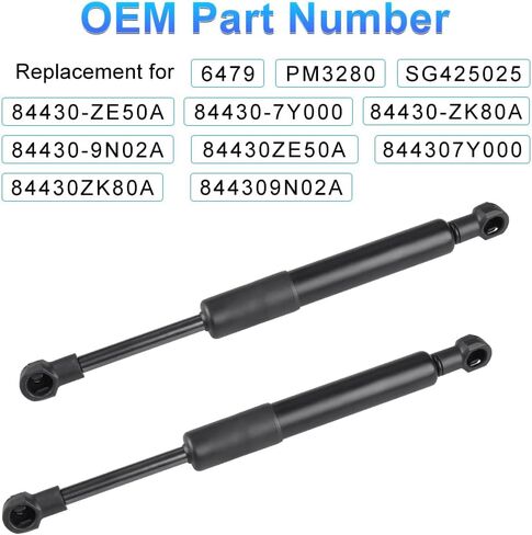 يدعم رفع صندوق الباب الخلفي دعامات الصدمات المتوافقة مع Nissan Maxima 2009 2010 2011 2012 2013 2014 2015 2016 لاستبدال 6479 PM3280 SG425025 84430-ZE50A 84430-7Y000 84430-ZK80A in Kuwait