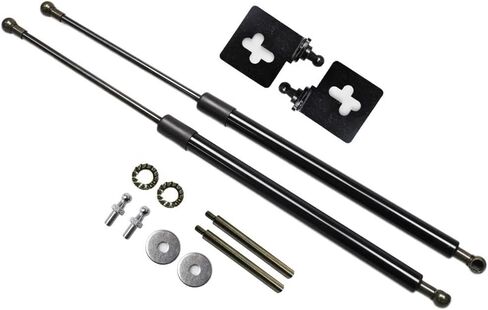 Lift Support Struts for Nissan 240SX S13 1989-1994 Modify Front Hood Bonnet Gas Spring Shocks Damper Carbon Fiber Prop Rods Car Accessories (Pure Black) in Saudi Arabia