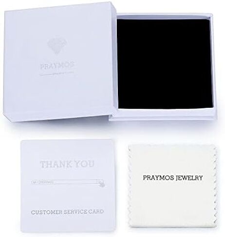 PRAYMOS Best Friend/Mother/Couple Necklace for Women 925 Sterling Silver Sisters Gifts from Sister, Necklace for Mom, Necklace for Lovers Wife in Kuwait