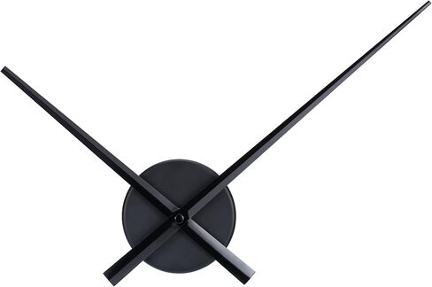 Mudder 3D Clock Hands DIY Wall Clock for Kitchen Office and Home Art Decor Quartz Clock Movement Mechanism Accessories (Black) in Saudi Arabia