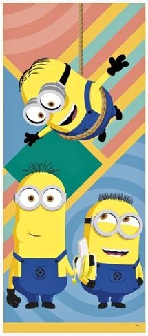 Unique Despicable Me Multicolor Door Poster (27" x 60") 1 Pc. - Perfect for Kids’ Rooms, Playrooms & Themed Parties in Saudi Arabia