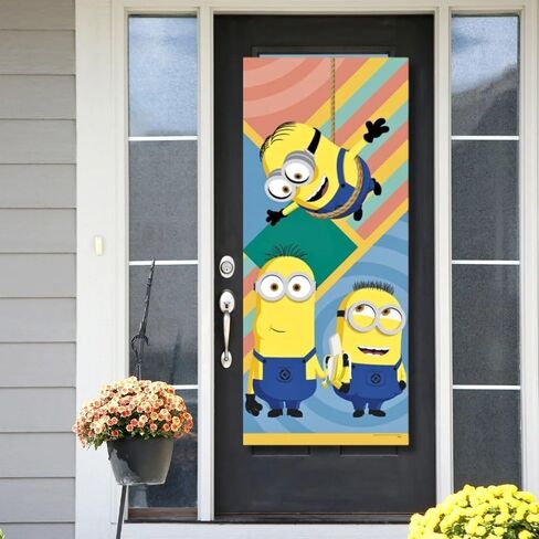Unique Despicable Me Multicolor Door Poster (27" x 60") 1 Pc. - Perfect for Kids’ Rooms, Playrooms & Themed Parties in Saudi Arabia