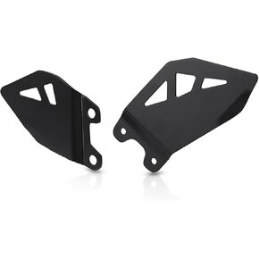 Motorcycle Foot Peg Heel Plates Guard for ZX-10R ZX10R 2011-2021 for ZX-10RR ZX10RR 2017-2020 Black