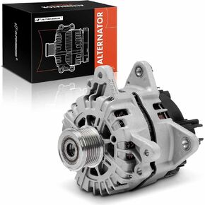 A-Premium Alternator Compatible with Audi Q7 2009-2010 3.6L 4.2L, 12V 180A 7-Groove Clutch Pulley Clockwise, Replace# 021-903-016-LX, 021-903-016L
