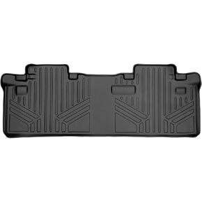 MAXLINER Floor Mats 2nd Row Liner Black for 2011-2018 Toyota Sienna 8 Passenger Model