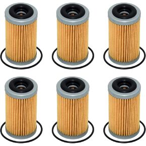 6PCS 31726-28X0A 31726-3JX0A Transmission Oil Filter with Gasket for Nissan Altima Juke Maxima Murano NV200 Pathfinder Rogue Rogue Sport Sentra Versa Versa Note 2.0L L4 2.5L 1.6L 3.5L V6 1.8L 2012-24
