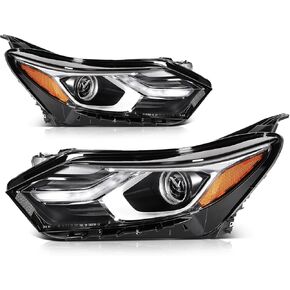 SCITOO Headlight Assembly Fits For 2018-2020 for Chevrolet Equinox Headlamp/w LED DRL Projector Driver and Passenger Side