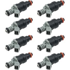 RL030778AB 8Pcs Fuel Injector Replacement for Jeep Grand Cherokee 1996-1998 Replacement for Dodge B1500 B2500 B3500 Durango Dakota Ram 1500 Ram 2500 Ram 3500 1996-1999, Replaces FJ682 MP-50027