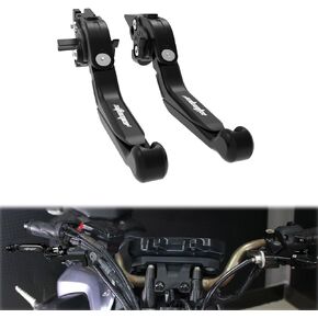 xitomer CNC Motorcycle Adjustable Brake Clutch Levers, Fit for DR650 2024 2023 2022 2021 2020 2019 2018 2017 2016 DR650 2015 2014 2013 2012 2011-2024, Foldable Extendable Motorcycle Handle Levers
