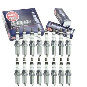 16 pc NGK Iridium IX Spark Plugs compatible with Jeep Grand Cherokee 5.7L V8 2009-2020
