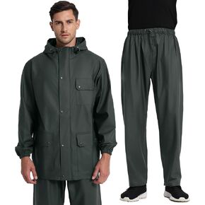 FWG Waterproof Rain Suit & Multi-Pocket Lightweight and Durable & Unisex &Ideal for Outdoor Fishing in Kuwait