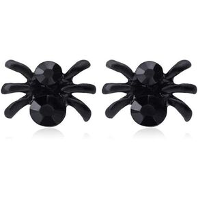Tiny Spider Stud Earrings Horror Spider Studs Earrings Vintage Gothic Earrings Punk Unisex Jewelry for Women Men