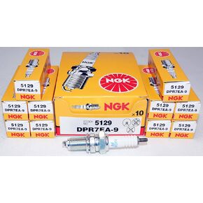NGK Spark Plugs DPR7EA9 5129 Spark Plug 10/Pack Made by DPR6EB9