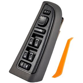 مفتاح نافذة الطاقة الرئيسي قفل الباب الجانبي للسائق 15883323 متوافق مع Chevy GMC Cadillac 2003-2007 لسييرا، سيلفرادو، إسكاليد، أفالانش، سوبربان، تاهو DWS-220