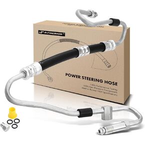 A-Premium Power Steering Pressure Hose Line Assembly Compatible with Dodge Ram 1500 2003 Ram 2500 3500 2003-2006 V8 5.7L Pump To Gear 4WD