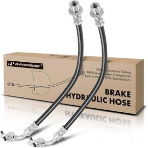 A-Premium Front Outer Brake Hydraulic Hose Compatible with Select Toyota and Lexus Models - Land Cruiser 1993-1997, LX450 1996-1997, 4.5L - Replace# 9094702A16(Pack of 2)