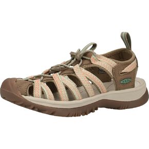 KEEN womens Whisper Sandal, Brown, 8 US
