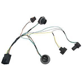 15841610 Headlight Wiring Harness, Front Lamp Socket Wire Headlamp Harness Connector, Replacement for GMC Sierra 1500 2007 2008 2009 2010 2011 2012 2013 2014