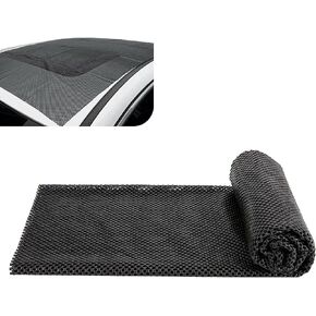 Pack-1 Car Roof Rack Pad, 39.3" x 47.2" Cargo Anti-Slip Anti-Scratch Paint Protection Pad, Soft Waterproof Foldable Vehicle Trunk Cargo Net Mat, Universal for Cars Off-Road Vehicle (Black)