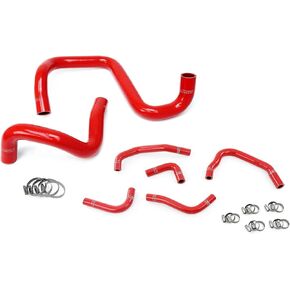 HPS 57-1285-BLK Black Silicone Radiator Coolant/Heater Hose Kit