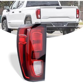 Halogen Type Tail Light Compatible with 2019-2023 GMC Sierra 1500/2500 HD/3500 HD(Not Fit w/Factory LED Tail Light Models) Rear Tail Lamp Left Driver Side 84565919 GM2800309