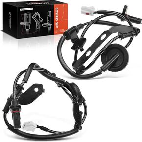 A-Premium ABS Wheel Speed Sensors Compatible with Hyundai Models - Elantra 2007-2009 - Rear Driver and Passenger Side, 2-PC Set, Replace# 59910-2H300, 59930-2H300