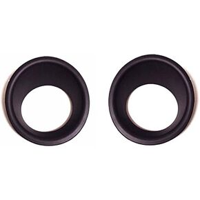 DAT AUTO PARTS Front Right Passenger Left Driver Side Pair Bumper Fog Light Cover Bezel Replacement for 2005-2017 Nissan Frontier for Steel Bumpers Black Textured NI1038117 NI1039117 62256EA800