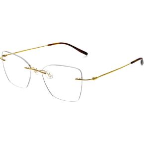 نظارات FAA'N بدون إطار مربعة الشكل من التيتانيوم للنساء نظارات غير طبية in Kuwait