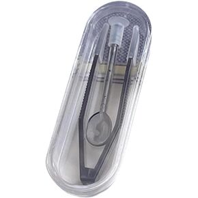 Practical Contact Lens Insertion and Removal Tool Set Practical Equipment Supplies for Students Office Workers House Contact Lens Wearing Tool Kit Lens Care (Black) in Saudi Arabia