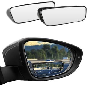 2PCS Blind Spot Mirrors for Car,HD Rectangle Convex Side Mirror Blindspot,Universal Adjustable Wide Angle Automotive Exterior Accessories Blindspot Mirror for Car Truck SUV