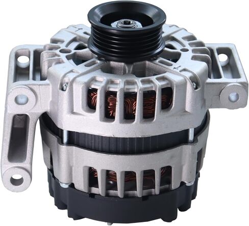 المولد 125A 12V CW 7-Groove بكرة متوافقة مع Chevy Malibu 2008-2012 2.4L، Cobalt 2008-2010، Pontiac G5 2008-2010، Saturn Aura 2008-2009، Sky 2008-2008، Vue 2008-2010,11265ن in Kuwait