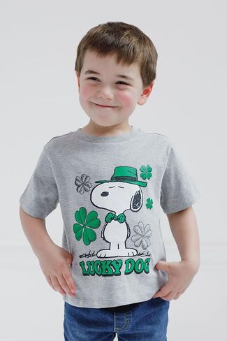 PEANUTS Halloween Christmas Valentines Day July 4th St. Patrick's Day T-Shirt Toddler to Big Kid Sizes (2T - 18-20) in Kuwait