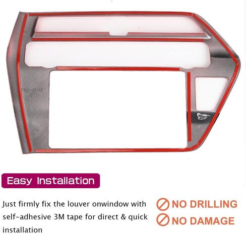 LEXLEY Carbon fiber Style Navigation Panel Screen Air Conditioning Vents Trim Interior Accessories Center Control Trim Cover For Toyota 2020-2025 Highlander XLE LE L XSE,Not Fit Limited Platinum in Kuwait
