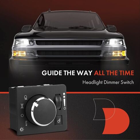 مفتاح إضاءة أمامي ممتاز من A-Premium متوافق مع Ram 1500 2011-2018، 2500 2011-2019، 3500، 4500، 5500 & Dodge Ram 1500 2500 3500، استبدال # 68189152AA، 68146503AA in Saudi Arabia