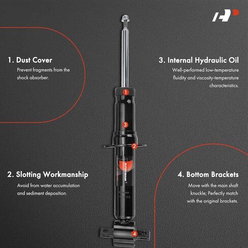 A-Premium Front Pair (2) Strut Assembly Compatible with Chevrolet Silverado 1500 2019-2023, Silverado 1500 LTD 2022 & GMC Sierra 1500 2019-2023, Sierra 1500 Limited 2022, Driver and Passenger Side in Saudi Arabia