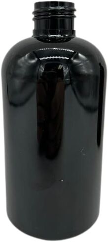 زجاجات بلاستيكية من ناتشورال فارمز سعة 8 أونصة - 12 عبوة فارغة قابلة لإعادة الملء - خالية من مادة BPA - الزيوت العطرية - العلاج العطري | قبعة سوداء فليب توب سناب - صُنعت في الولايات المتحدة الأمريكية in Kuwait