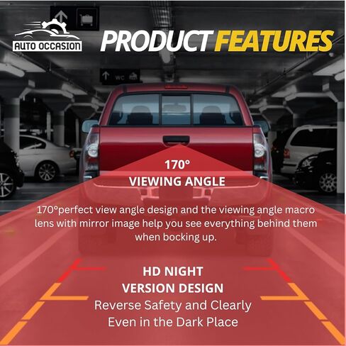 كاميرا احتياطية للرؤية الخلفية مقبض الباب الخلفي كاميرا عكسية متوافقة مع Toyota Tundra 2000 2001 2002 2003 2004 2005 2006 استبدال 819952028013 in Kuwait