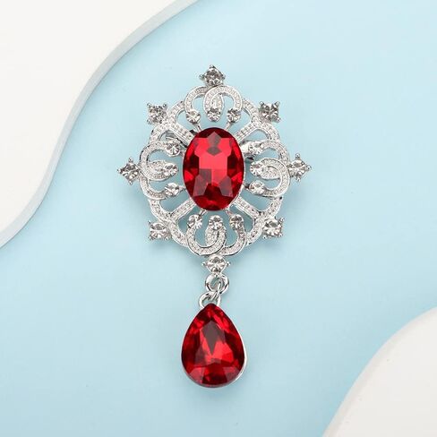 بروش صغير كلاسيكي من أحجار الراين باللون الأسود للنساء والرجال للجنسين ودبابيس ودبابيس مجوهرات بلينغ in Kuwait