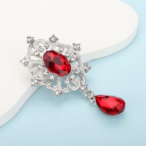 بروش صغير كلاسيكي من أحجار الراين باللون الأسود للنساء والرجال للجنسين ودبابيس ودبابيس مجوهرات بلينغ in Kuwait