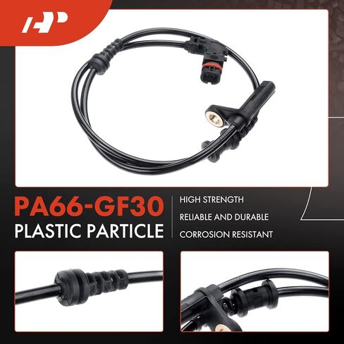 A-Premium ABS Wheel Speed Sensor Compatible with Mercedes-Benz Models - R172 SLC300/SLK250/SLK300/SLK350/SLK55 AMG, Convertible - Front Driver or Passenger Side, Replace# 1725400017, 1729056101 in Saudi Arabia