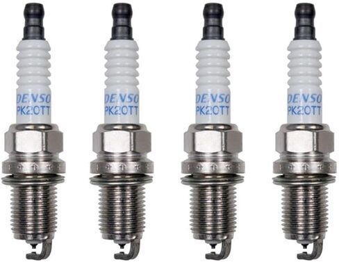 شمعات الإشعال PFR7S8EG متوافقة مع AUDI A3 A4 A5 A6 Q3 Q5 R8 RS5 TT VOLKSWAGEN CC جيتا جولف باسات تيجوان تشيفي كروز سونيك تراكس فولت (4 عبوات) in Saudi Arabia