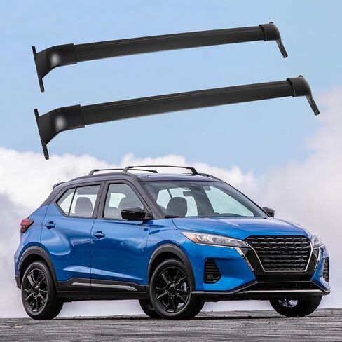 AUXMART Roof Rack Cross Bars fits for Nissan Pathfinder 2022-2024 with Flush Side Rails Fixed Point 220lbs Adjustable Aluminum Crossbars Compatible with Roof Boxes Bags Kayak Bicycle Rooftop in Saudi Arabia