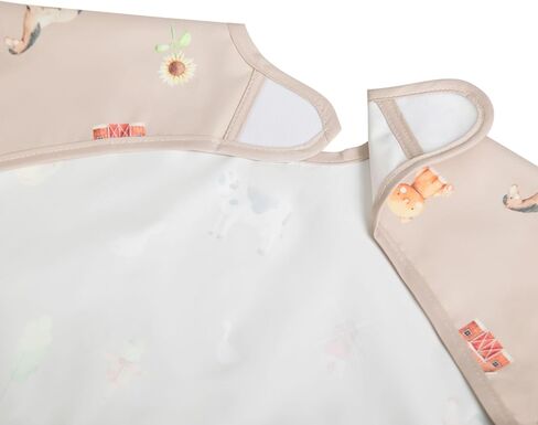 Ali+Oli Smock Bibs for Babies, BPA-Free Oeko-Tex Certified, Waterproof Baby Smock, Machine Washable, Toddlers Ages 6m+ in Saudi Arabia