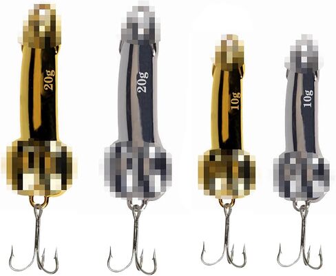 GaiRen 5 Pack Bass Fishing Lure, Fishing Gifts for Men Fishermen Women Trout Fishing Spoons Lures, Fishing Tackle for Freshwater and Saltwater Silver in Kuwait