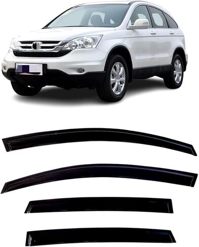 حاجب النافذة الجانبية حاجب الشمس واقي المطر فتحة التهوية يناسب Honda CRV/CR-V 2007-2011 in Kuwait