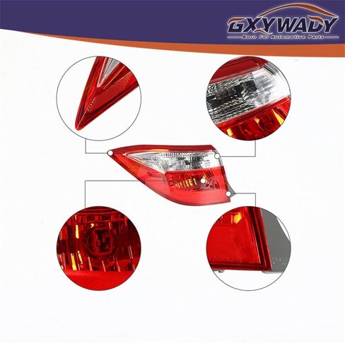 GXYWADY Rear Reverse Brake Stop Lamp Tail Light Replacement for 2014 2015 2016 Toyota Corolla 815600275 Brake Fog Turn Signal Reflector Lamp Accessorie in Kuwait