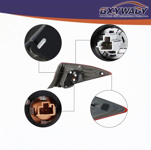 GXYWADY Rear Reverse Brake Stop Lamp Tail Light Replacement for 2014 2015 2016 Toyota Corolla 815600275 Brake Fog Turn Signal Reflector Lamp Accessorie in Kuwait