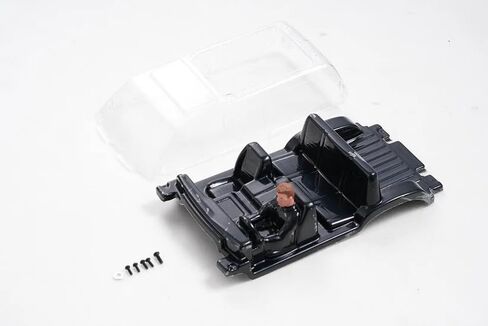 FMS FCX18 Simulation Mini RC Cars RC Crawler RC Trucks Decoration Parts :FCX18 Chervolet K10 Cockpit and Driver A Set with Yellow Hair in Saudi Arabia