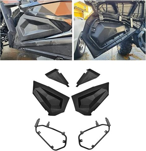 ECOTRIC 2879509 Lower Door Panels Insert Kit Compatible with 2014-2023 Polaris RZR 900 1000 XP S Turbo 2 Door W/OEM Style Frame in Kuwait